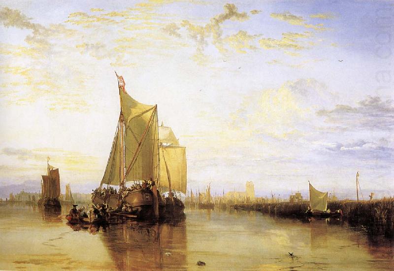 J.M.W. Turner Dort,or Dordrecht,the Dort Packet-Boat from Rotterdam Becalmed china oil painting image